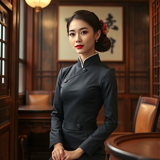 宝安高端茶社内景