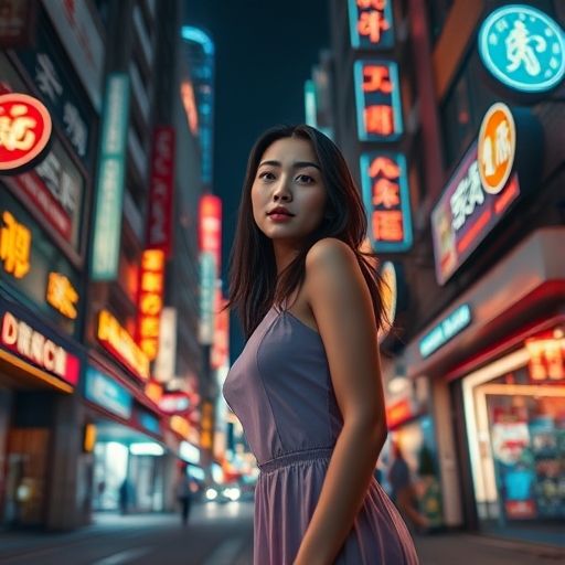 广州夜色街景
