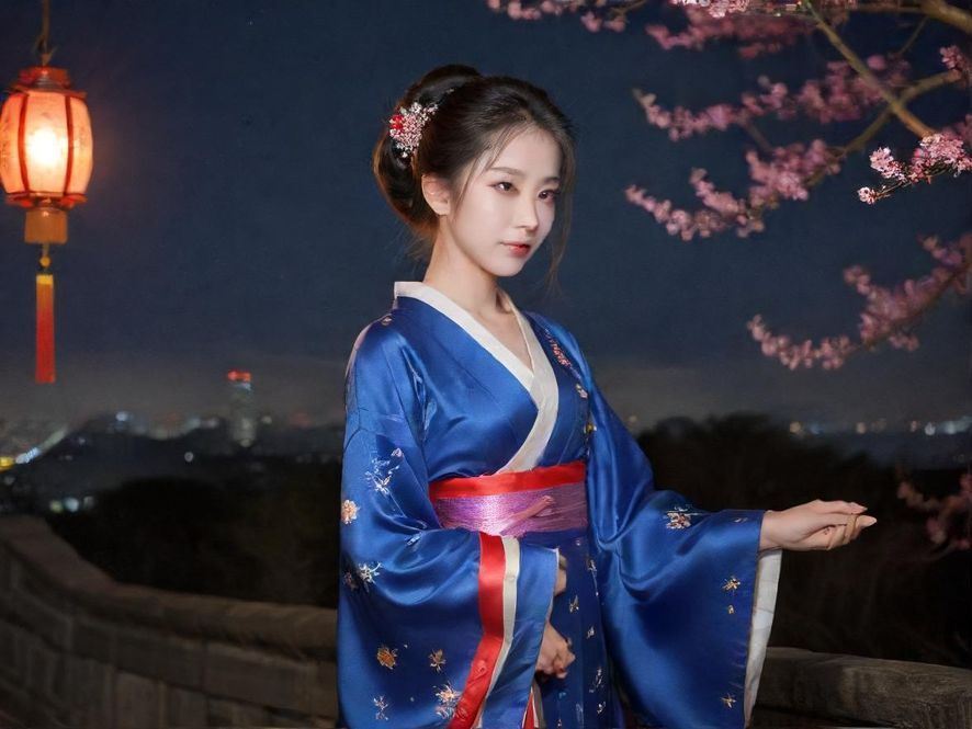 广州天河夜景，广角镜头下的璀璨灯光，展现都市的繁华与活力。