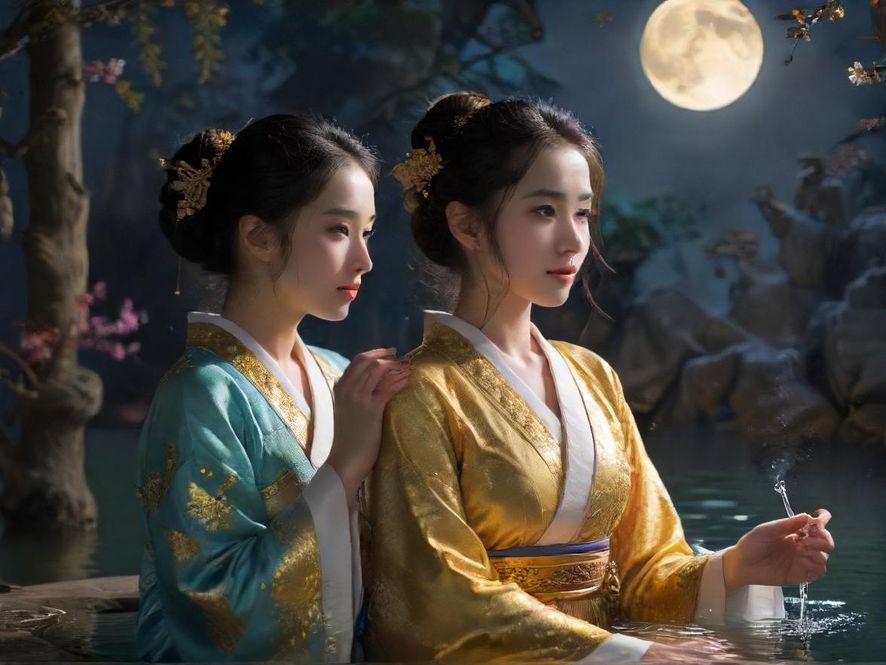 金和国际水汇大堂的豪华夜场氛围