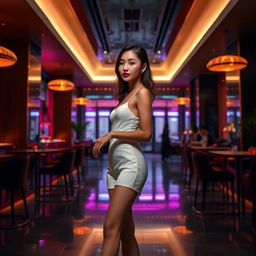 现代休闲会所大堂
