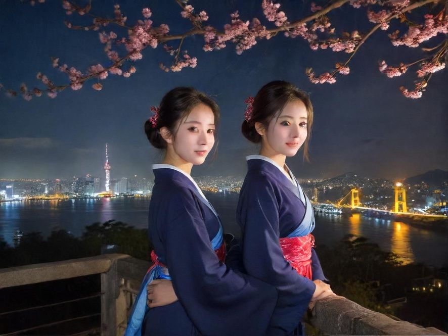 广州桑拿会所夜景外观