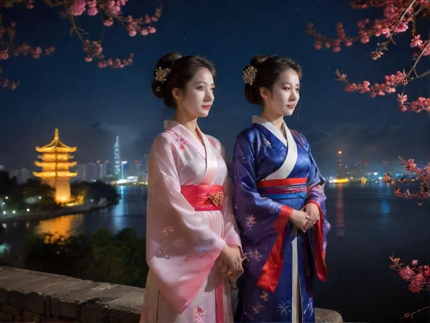 广州璀璨夜景充满休闲娱乐的魅力