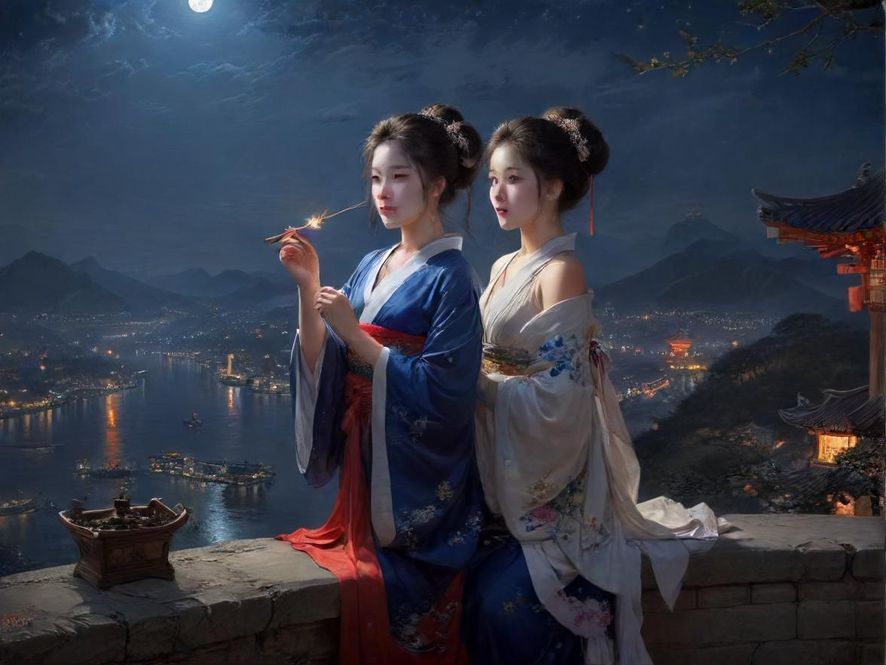 广州奢华会所大堂夜景