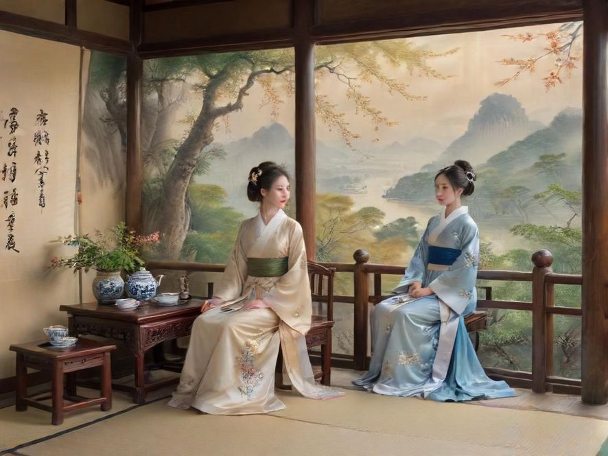 深圳喝茶工作室茶艺表演场景