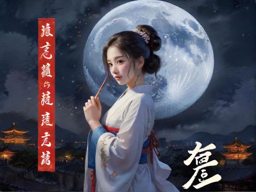 抽象风格的神秘信息界面，叠加在夜晚都市背景上