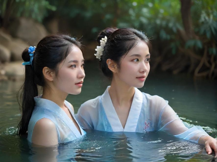 会所水疗区按摩浴缸