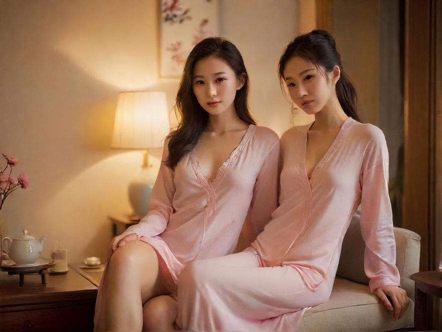 广州某个私密茶室的内部环境，光线柔和，装修现代舒适