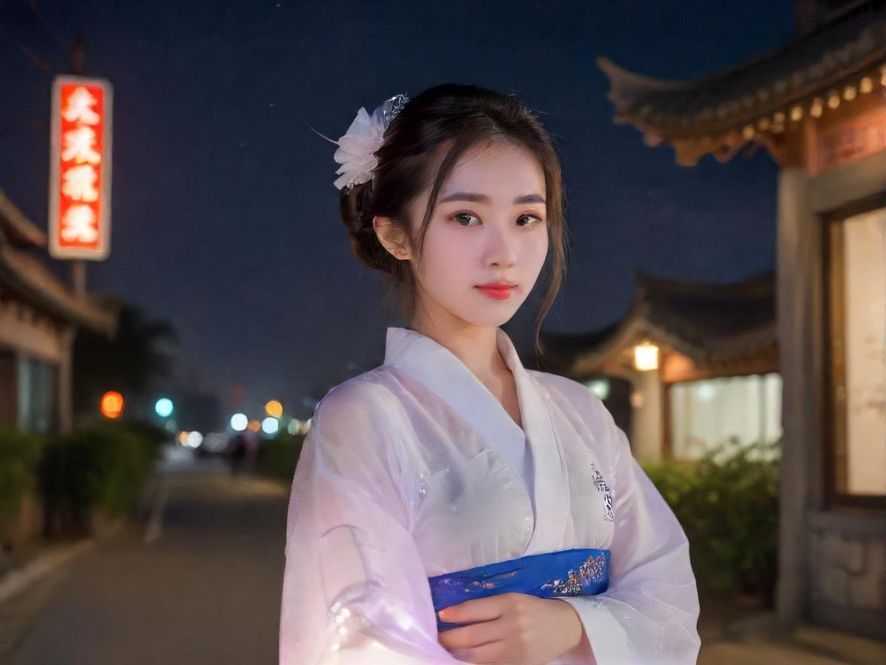 广东繁华夜市