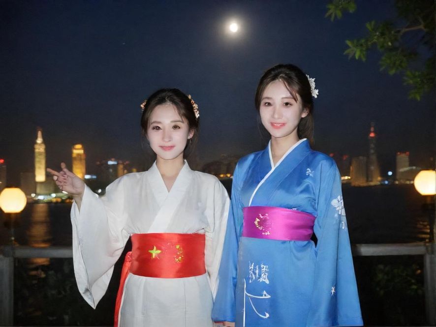 广州夜色下的休闲会所入口