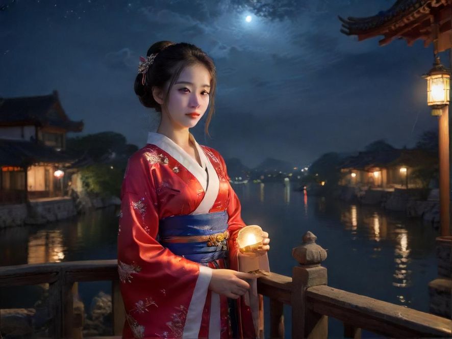 广州洛宴水会神秘入口夜景