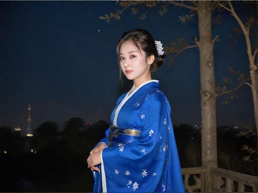 深圳夜场街景夜间氛围