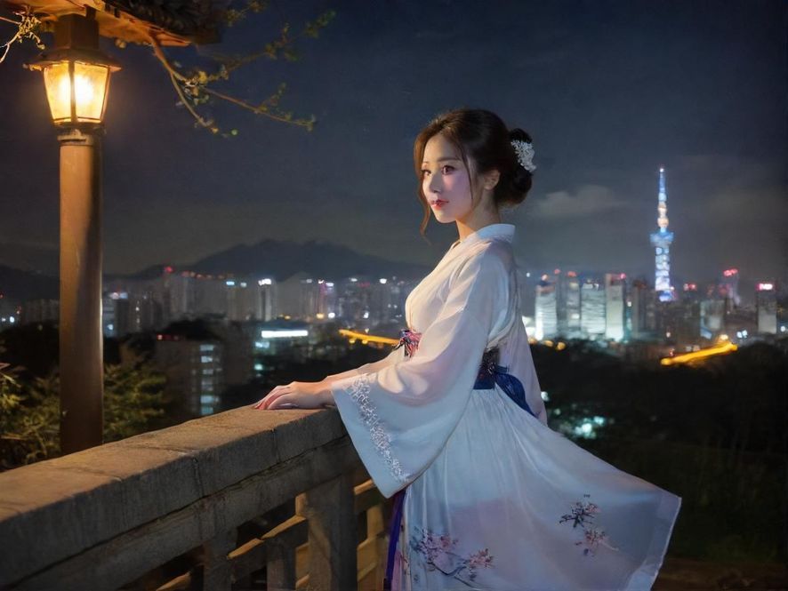 广州繁华夜景，暗示隐藏的休闲资源