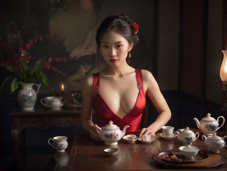 白云品茶工作室茶具细节