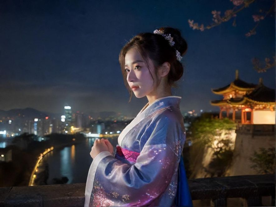 增城夜场会所夜景外观展示