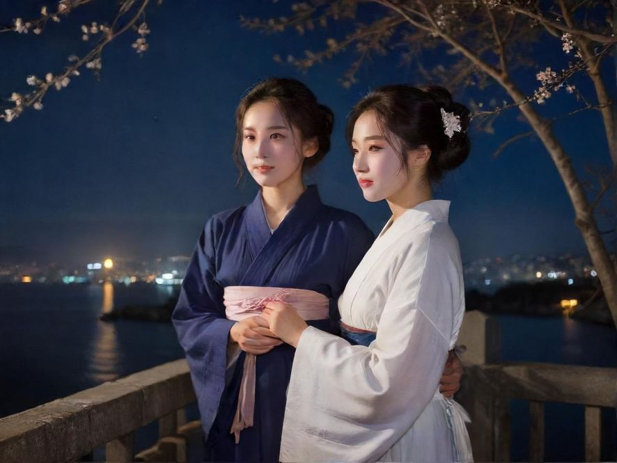 海景桑拿会所夜景环境展示