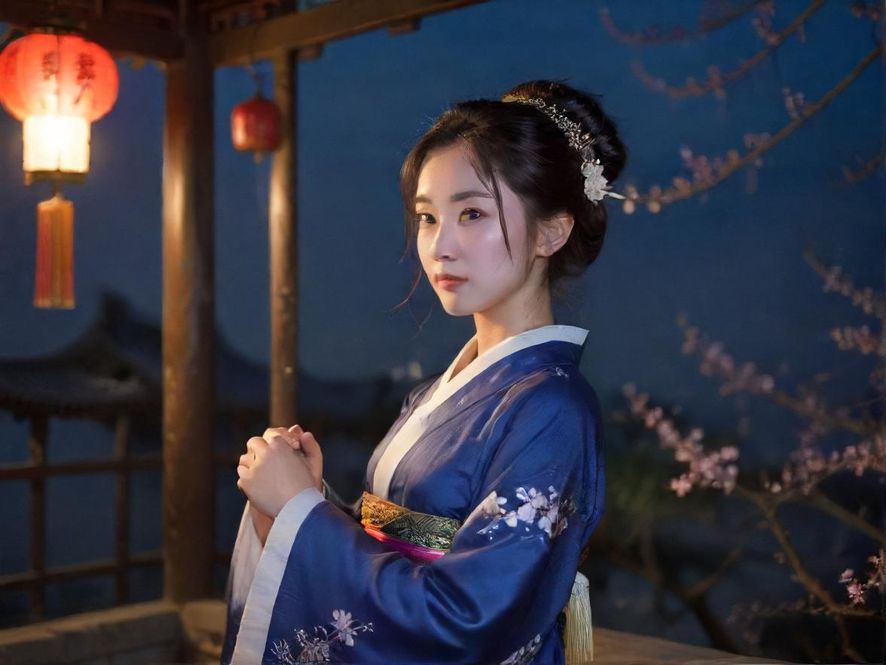 广州阡陌桑拿会所夜景外观