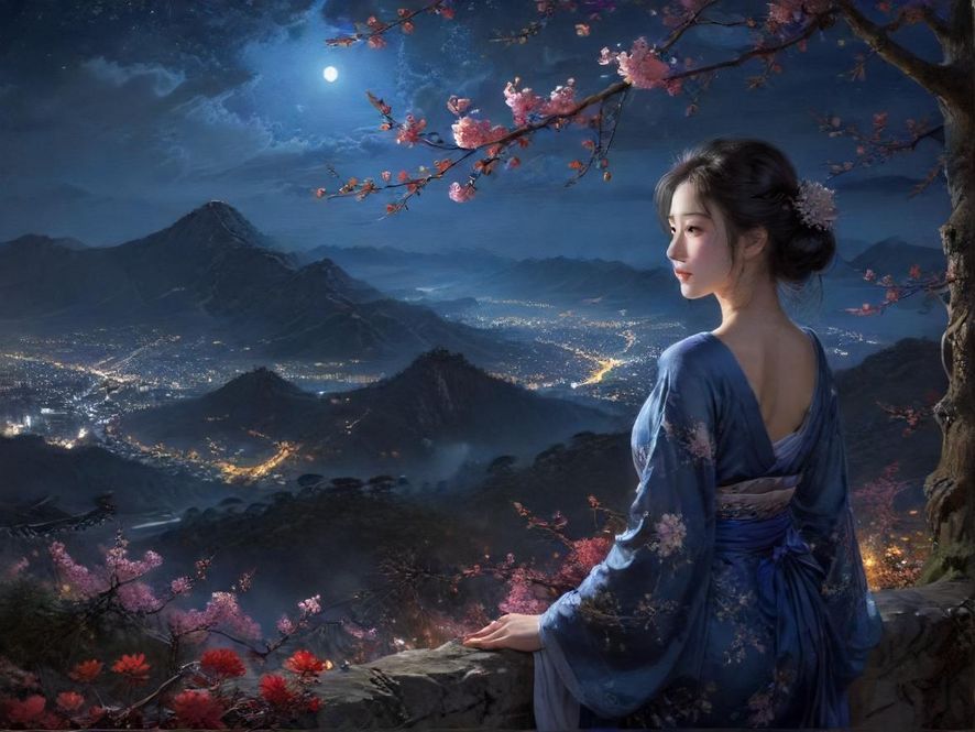 佛山葵花蒲典桑拿周边夜景风光