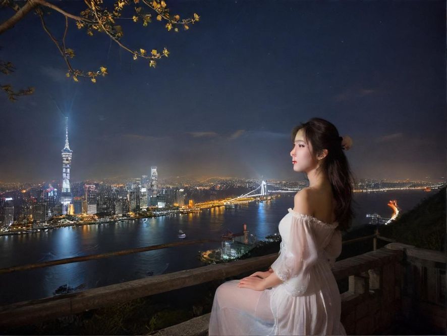 广州夜场桑拿会所夜景图