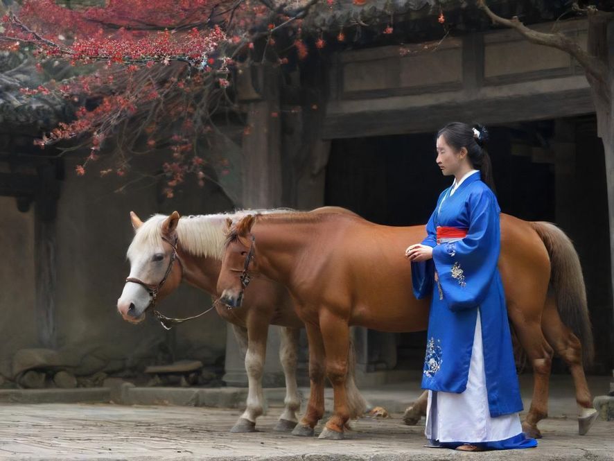 专业按摩师的双手正在轻柔地按摩客人的头部，特写镜头展现了专注和舒适的氛围