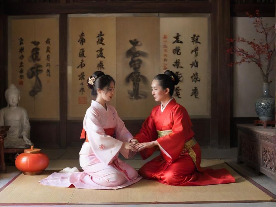 犬马之家官方内部,柔和灯光下,东方风格的私密会所空间,充满禅意与奢华感。