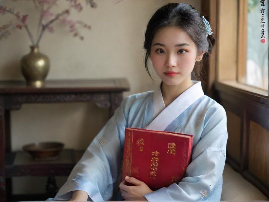 一位年轻女性在家中舒适地坐在沙发上,微笑着浏览手机