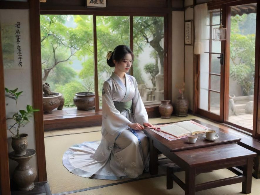 熟女茶叙温馨场景